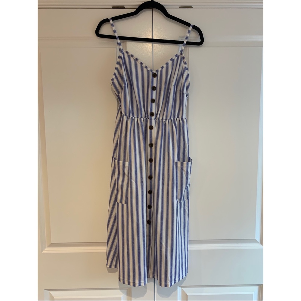 Striped Midi Dress